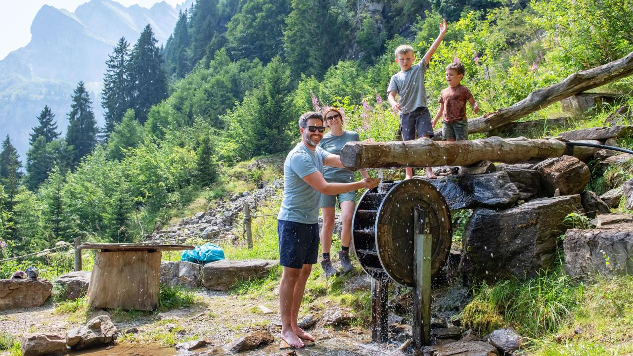 Familientageskarte Braunwald Sommer